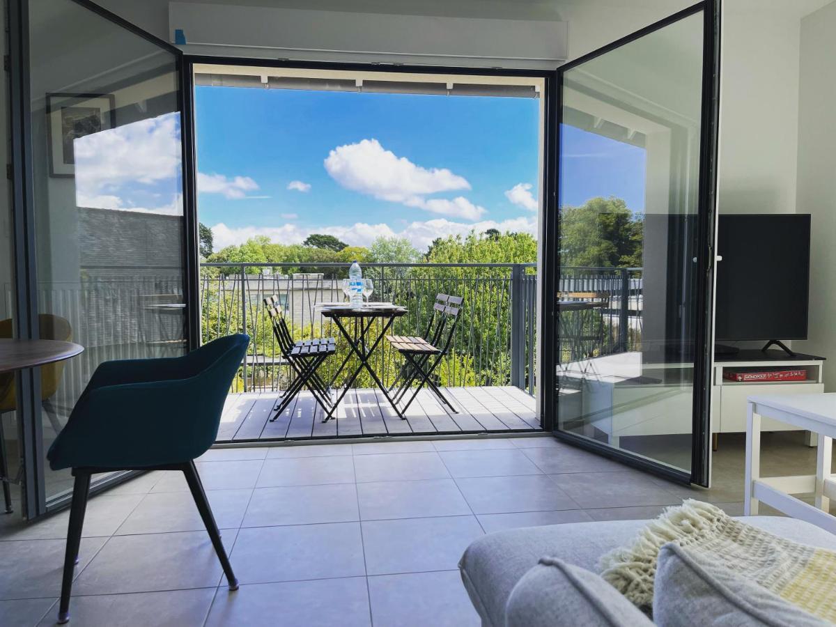Bella Cruz 66 M2 Prestations Premium, Wifi, Balcon, Parking Avec Borne De Recharge Electrique, Plage Prieure, Commerces Динард Екстериор снимка